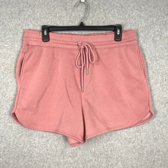 if it were me Pants - If It Were Me Shorts Womens XL Pink Sweat Comfort Soft Pockets Fleece Lounge